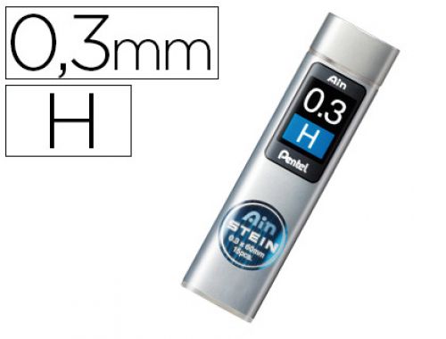 Minas pentel ain stein 0.3 h estojo com 15 minas , Pentel , 77835 , 4902506079206